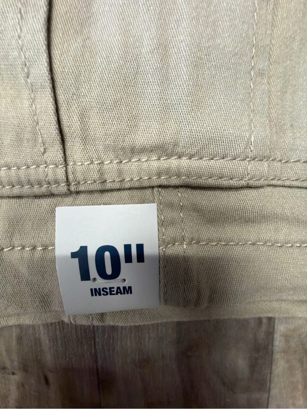 NWT George Men’s Cargo Shorts Size 40 Khaki Tan 10” Inseam